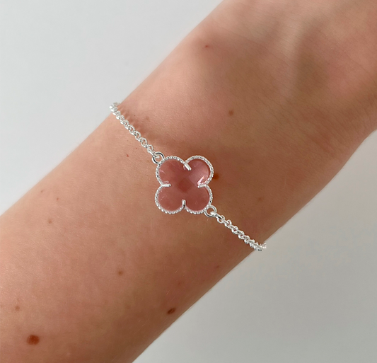 Pulseira Clover Rosa